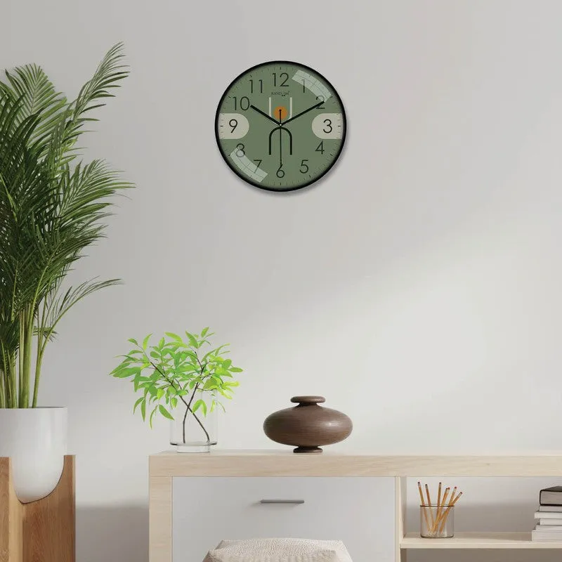 Grove Round Analog Wall Clock - Olive Green media 4