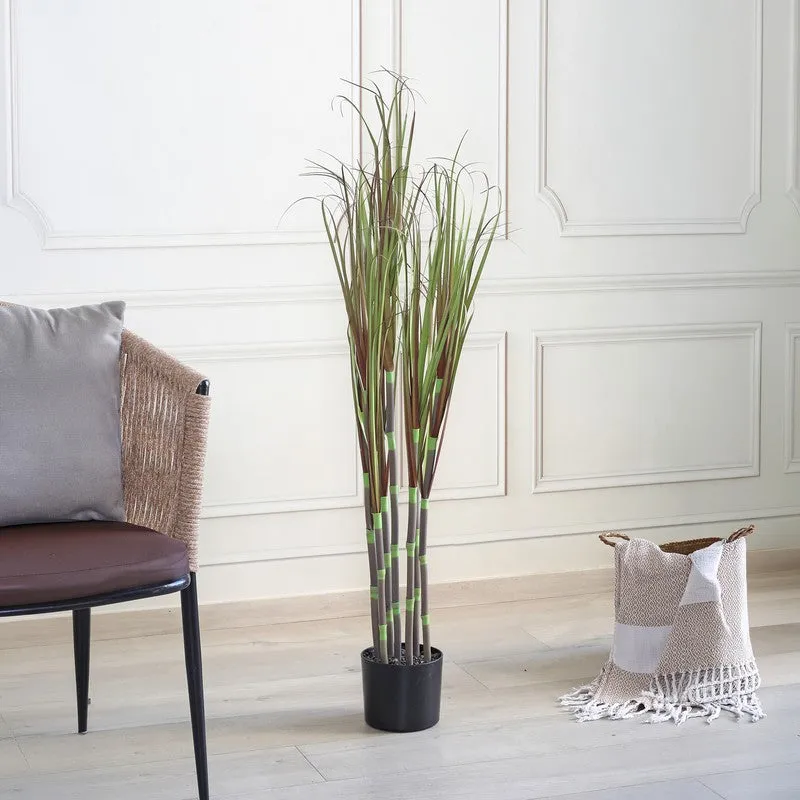 EcoLeaf Artificial Plant With Black Plastic Pot - 3.9 ft media 3