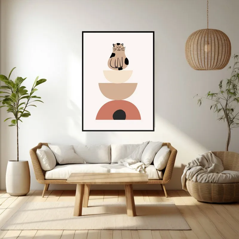 Whiskers Archival Canvas Wall Art - Black Frame media 3