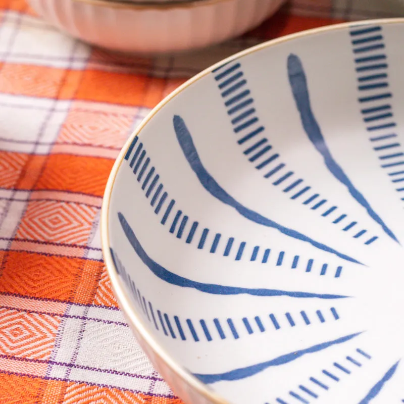 Striped Shell Serving Bowl Set - Seven Piece Set media 6