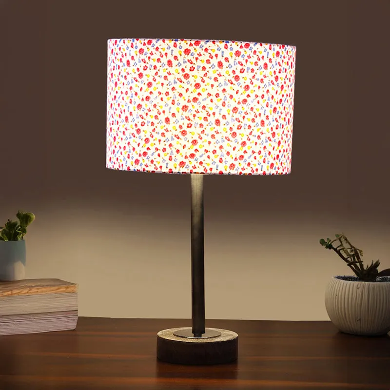 Fleura Rodin Wooden Table Lamp - Multicolor media 1