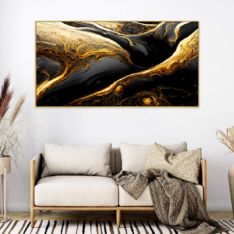 The Glitter Lake Canvas Wall Painting