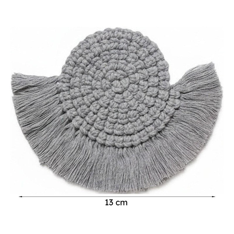 Dover Handcrafted Coaster (Grey) - Set Of Two media 6