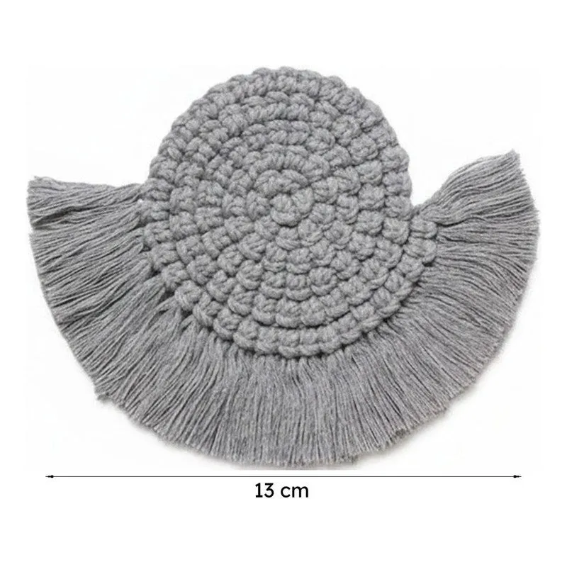 Dover Handcrafted Coaster (Grey) - Set Of Two media 6