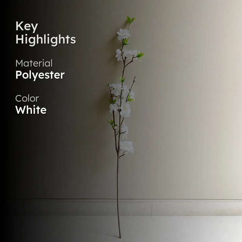 Lunis Artificial Flower Stick (White) - Set Of Two media 2