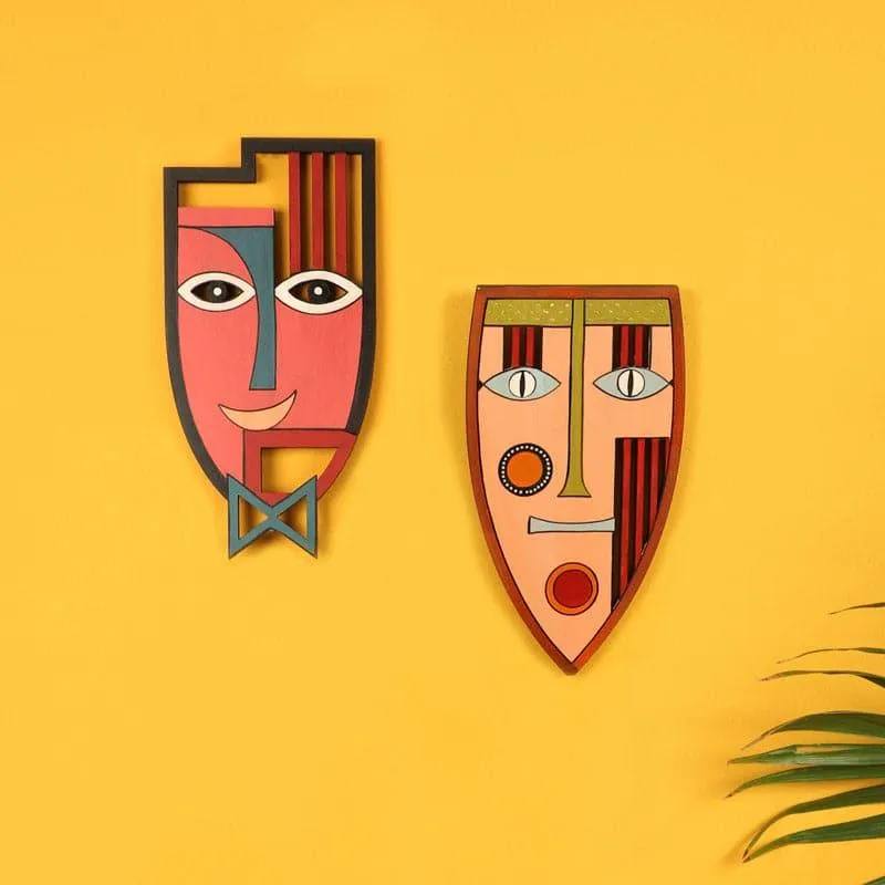 Comic Call Wooden Wall Accent - Set Of Two media 1