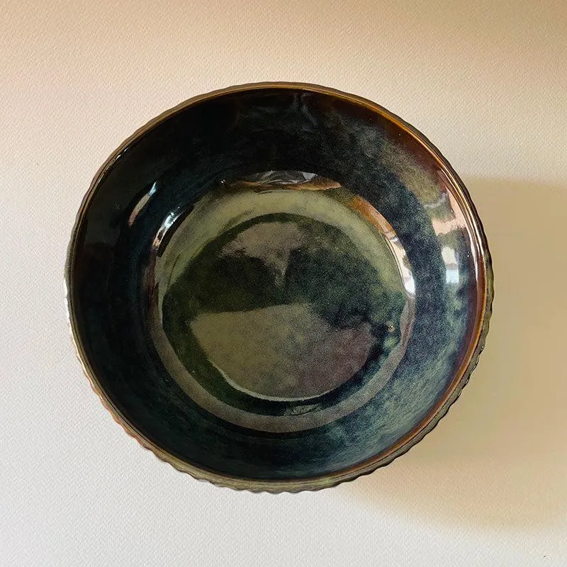 Olive Glow Serving Bowl - 2000 ML media 3