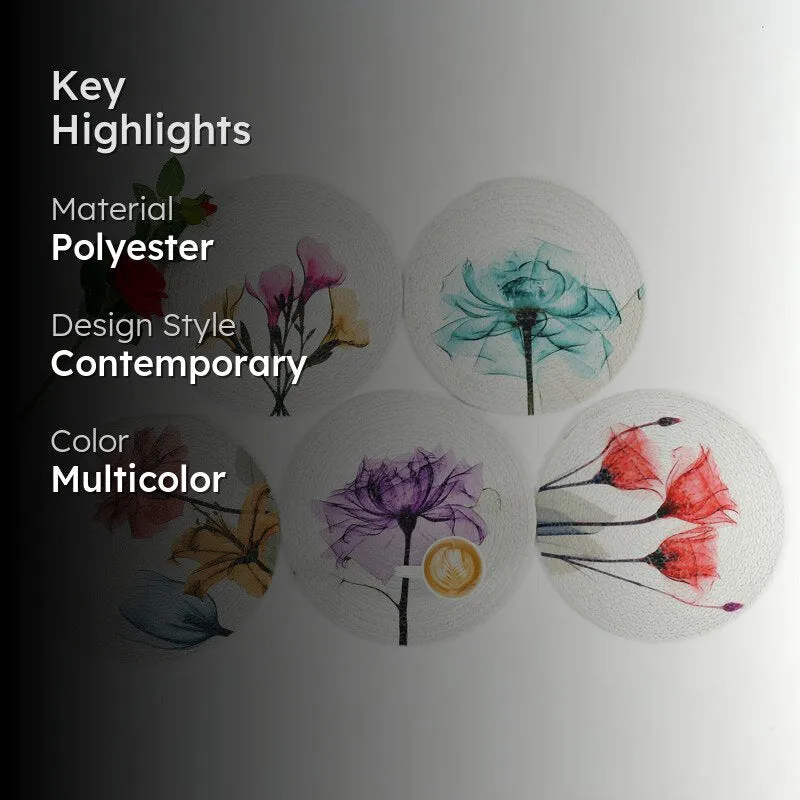 Phiox Round Placemat - Set Of Six media 2