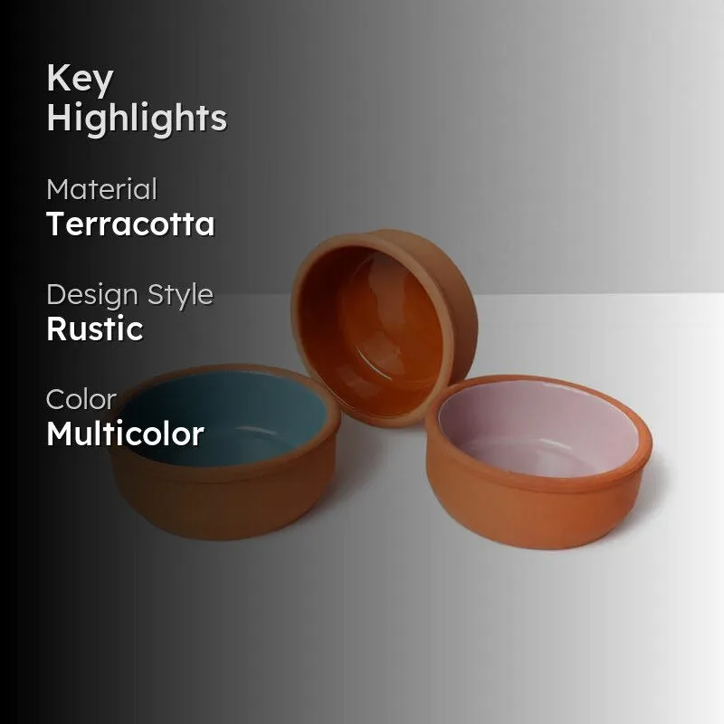 Terracotta Tale Bowl - Set Of Three media 2
