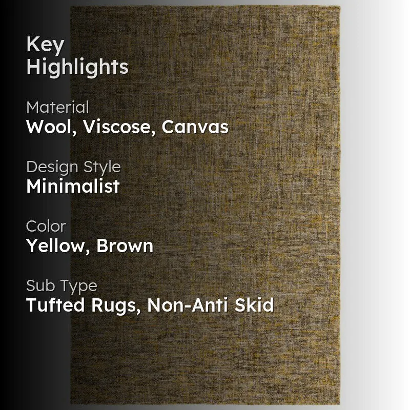 Osman Hand Tufted Wool Rug - Brown media 2