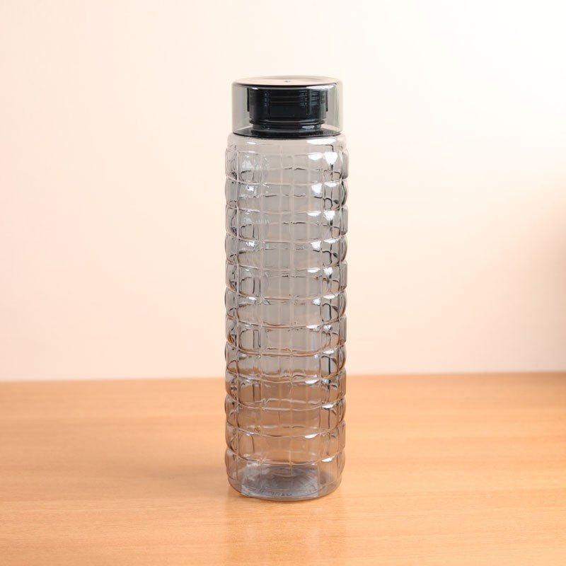 AquaGrid Black Clear PET Bottle (1000 mL Each) - Set Of Four media 4