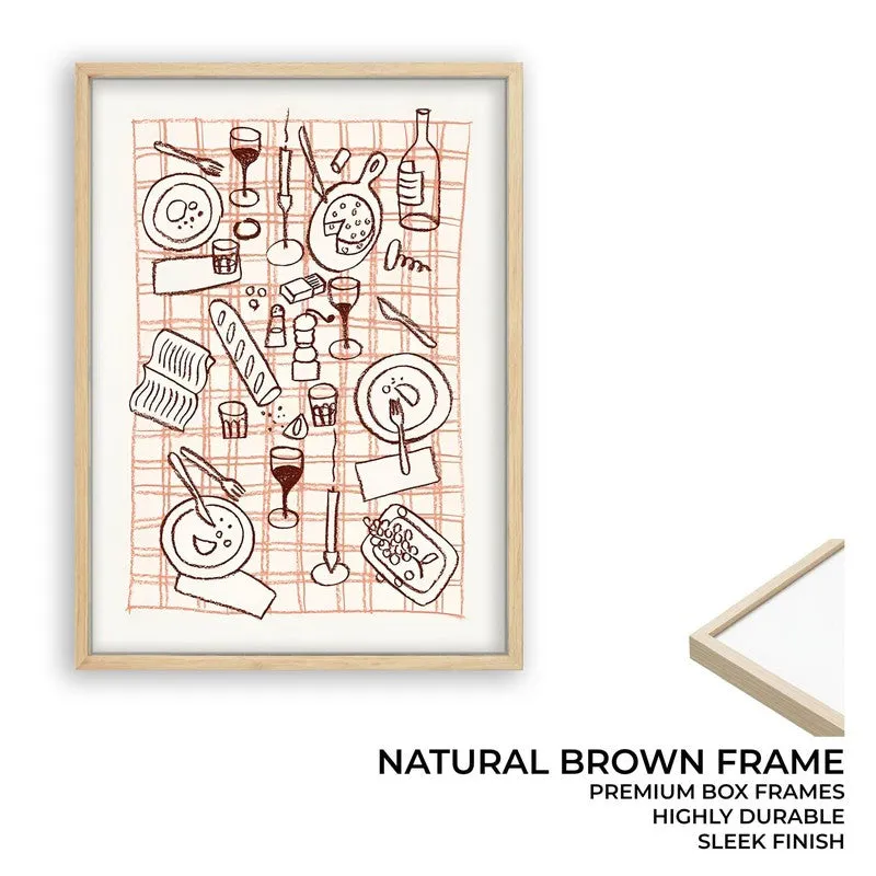 Bistro Bloom Archival Canvas Wall Art - Brown media 10