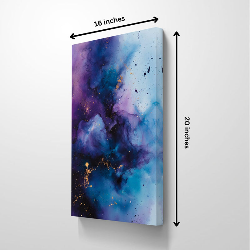 Amethyst Splash Wall Painting media 5