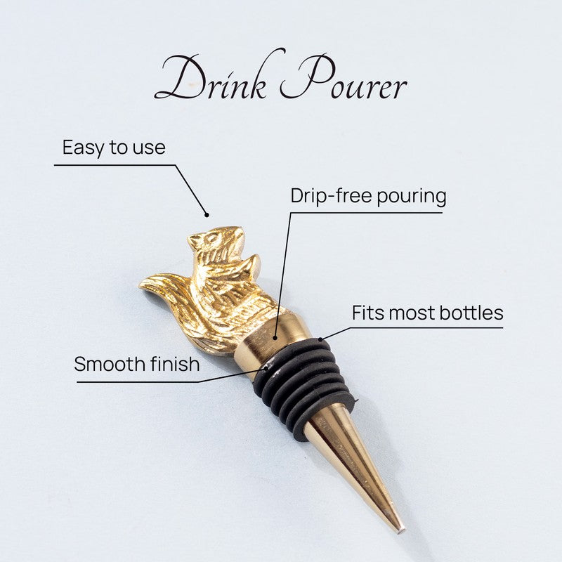 Acorn Flow Stainless Steel Pourer - Gold media 3