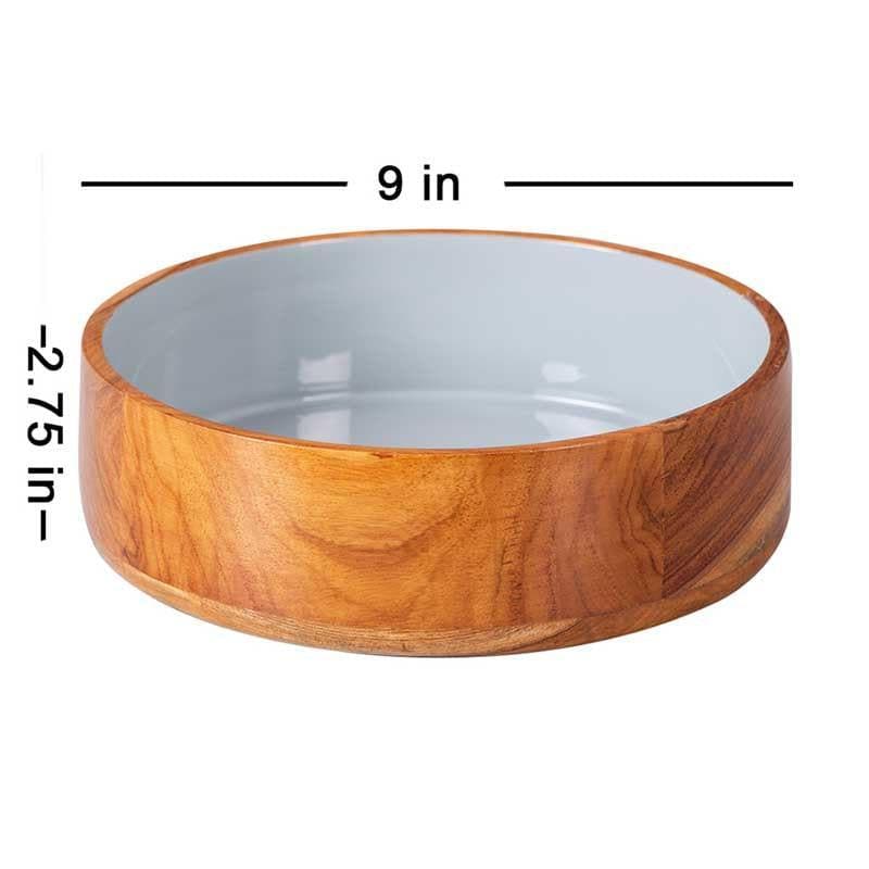 Rum Flat Serving Bowl - Grey media 8