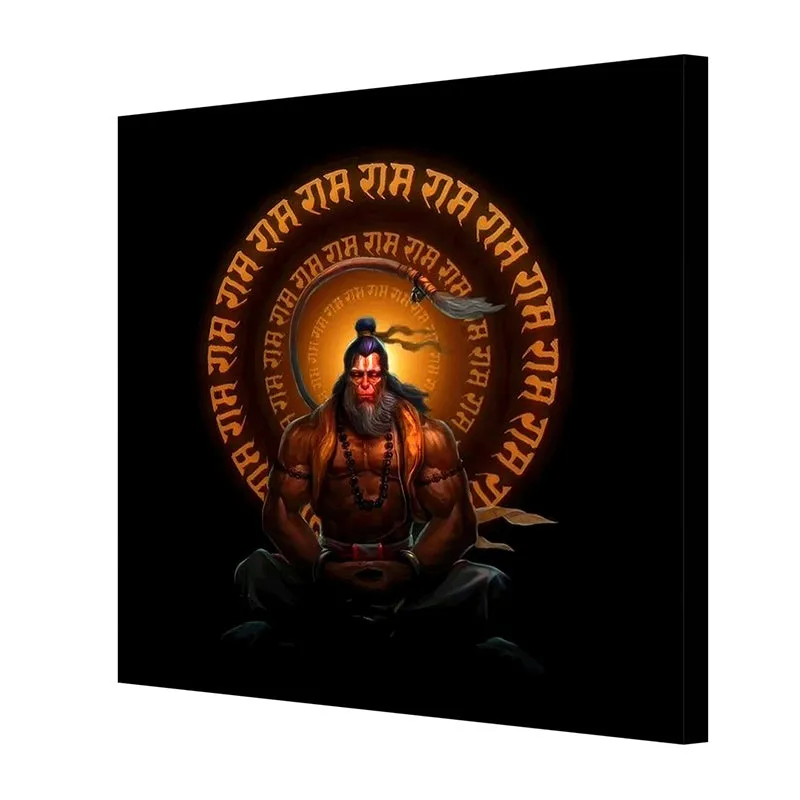 Rama Bhakta Wall Painting media 5