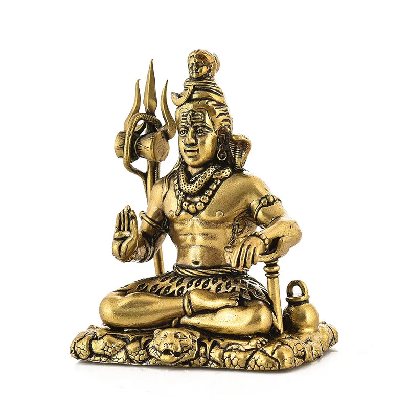 Divine Mahadeva II Brass Idol media 4