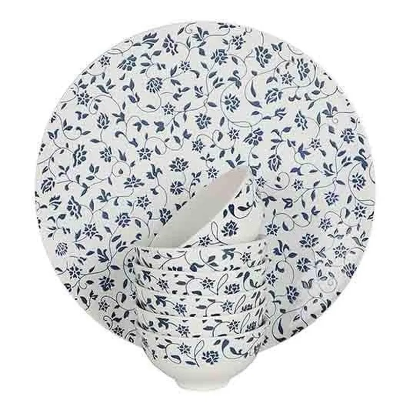 Pop Of Blue Dinner Set - 21 Piece Set media 7