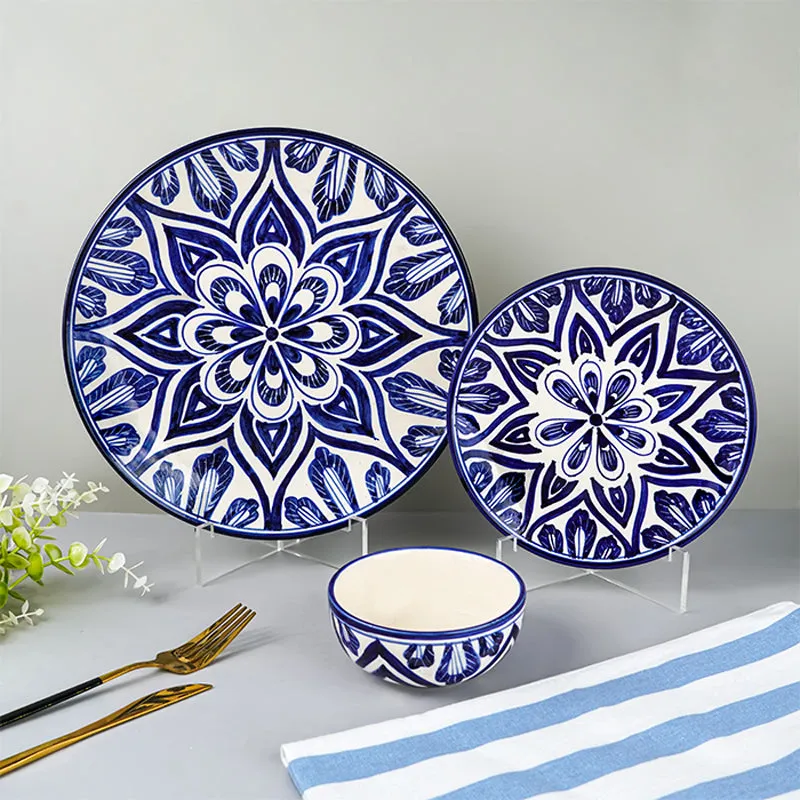 Iznik Ceramic Dinner Set - 18 Piece Set media 6