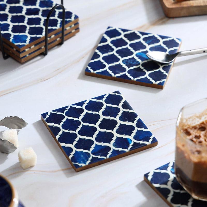 Indigo Myro Coaster - Set Of Six