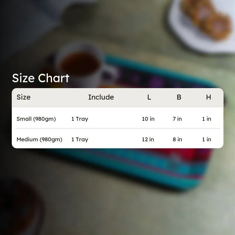 Ethnic Borders Melamine Serving Tray media 7