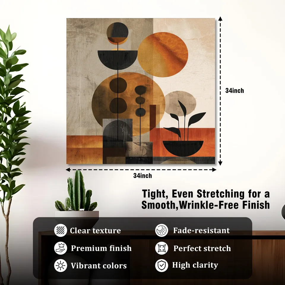 GeoCircula Canvas Wall Art media 4