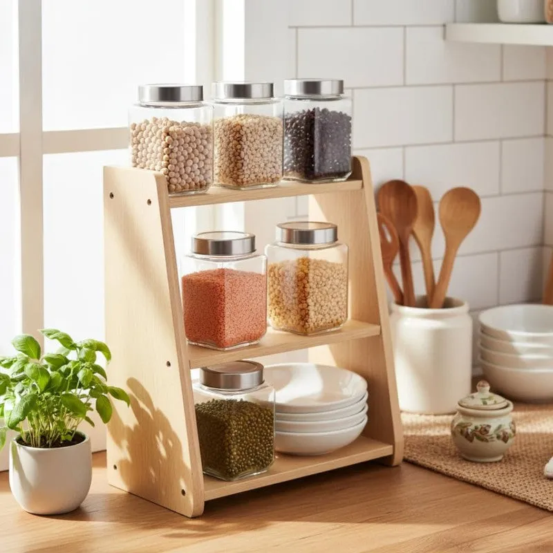 ClearNest Glass Jar (1000 mL Each) - Set Of Six media 7