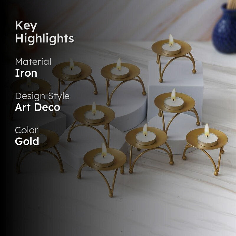 Daksa Tealight Holder - Set Of Ten media 2