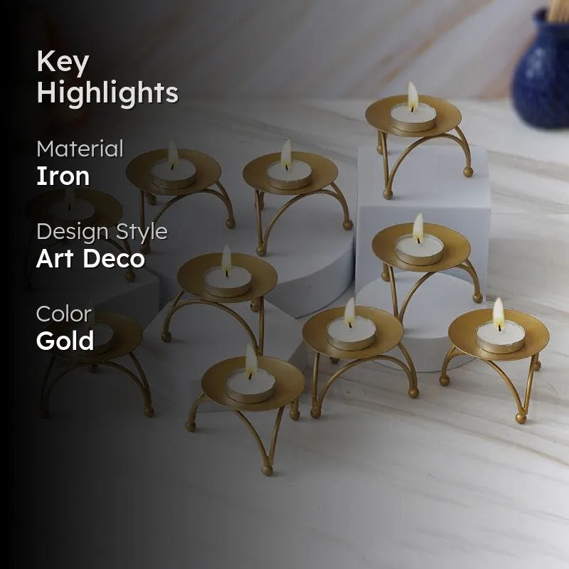 Daksa Tealight Holder - Set Of Ten media 2