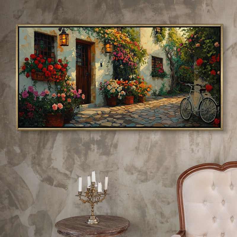 Enduring Charm Canvas Wall Painting With Frame