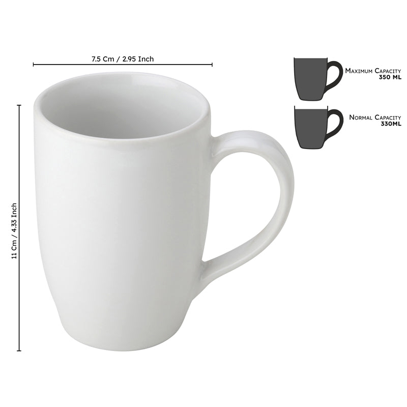 Kopi Ceramic Coffee Mug (White) - 350 mL media 7