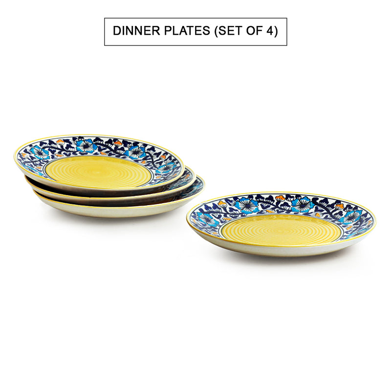 Indigo Garden Ceramic Dinner Set - 10 Piece Set media 4