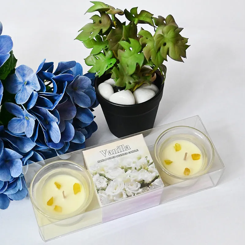 Solvyn Scented Candle (Vanilla) - Set Of Two media 3