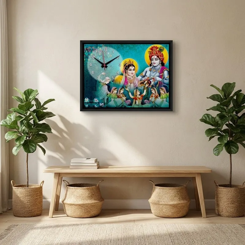 Krishva MDF Wall Clock media 1