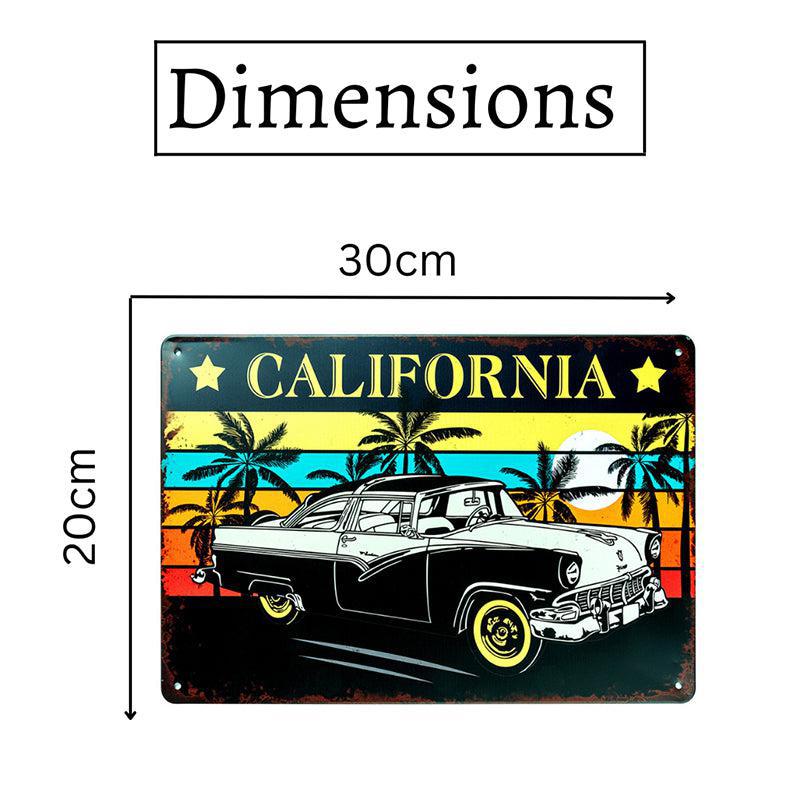 California Motor Retro Metal Wall Accent media 7