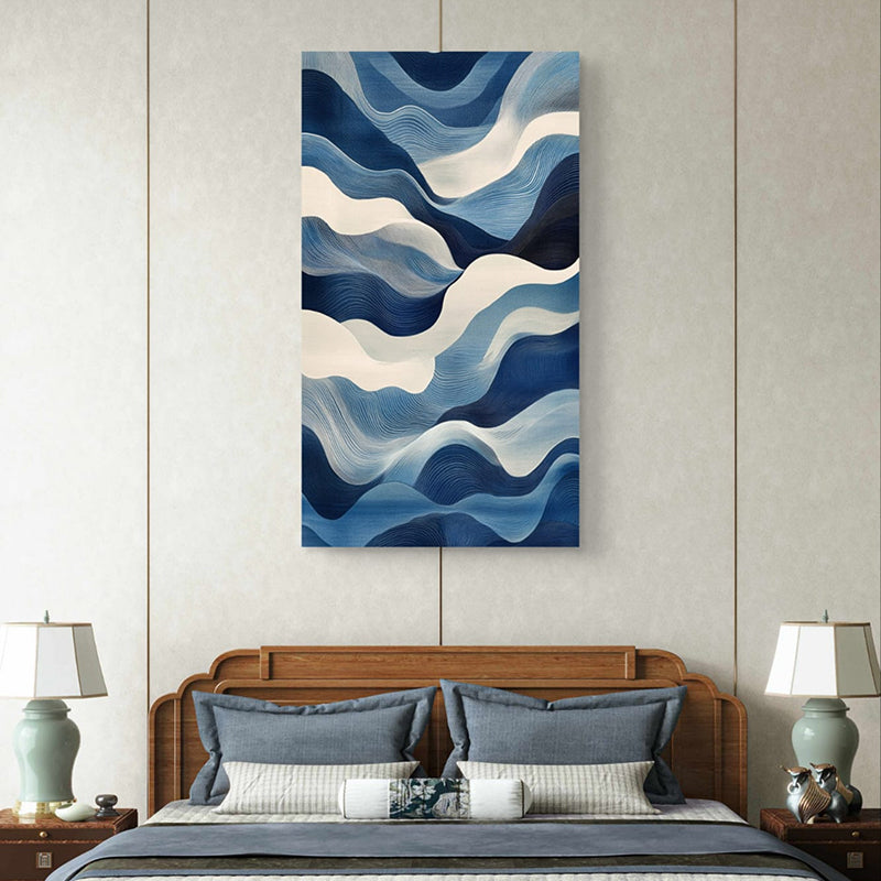 Painted Waves Wall Painting