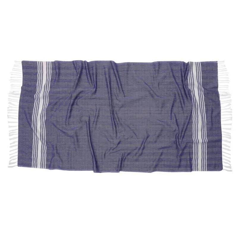 Striped Bliss Bath Towel - Blue media 5