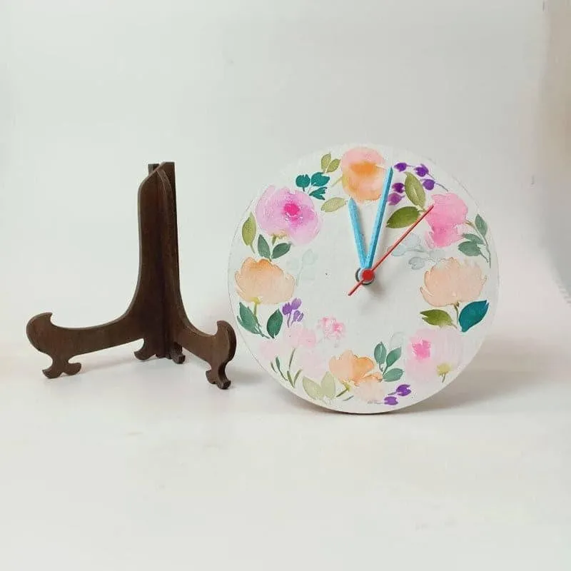 Frispa Bouquet Handpainted Table Clock media 4