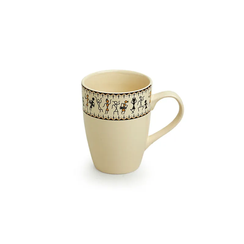 Wise Ceramic Coffee Mug (300 mL Each) - Set of Six media 4