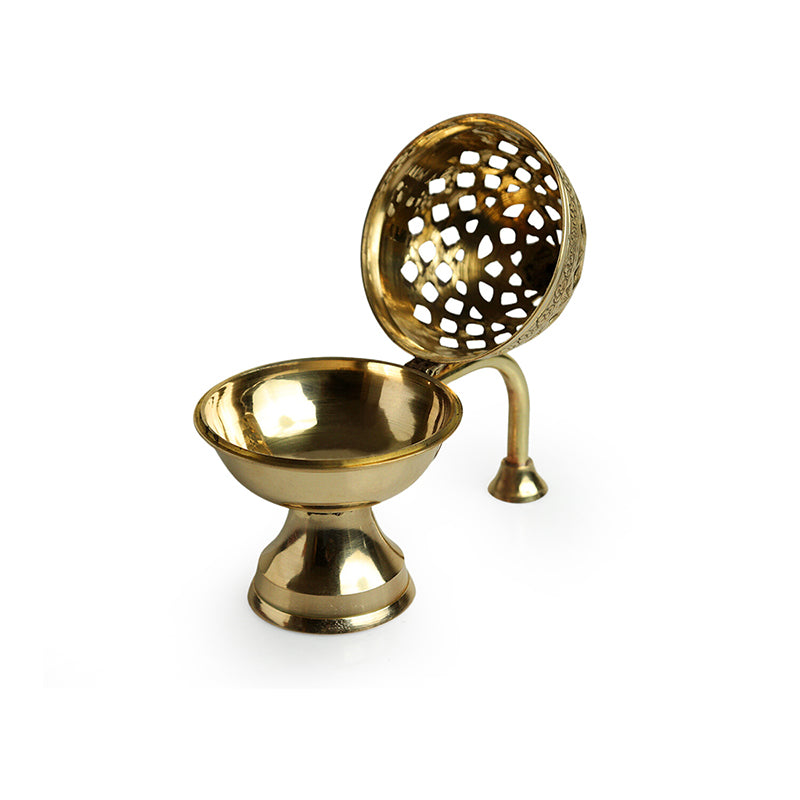 Havani Brass Incense Holder media 4