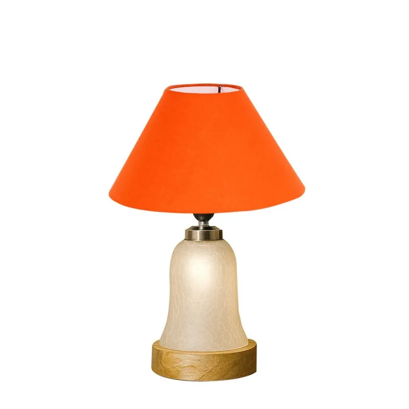 Zoravelle Wooden Table Lamp - Orange media 5