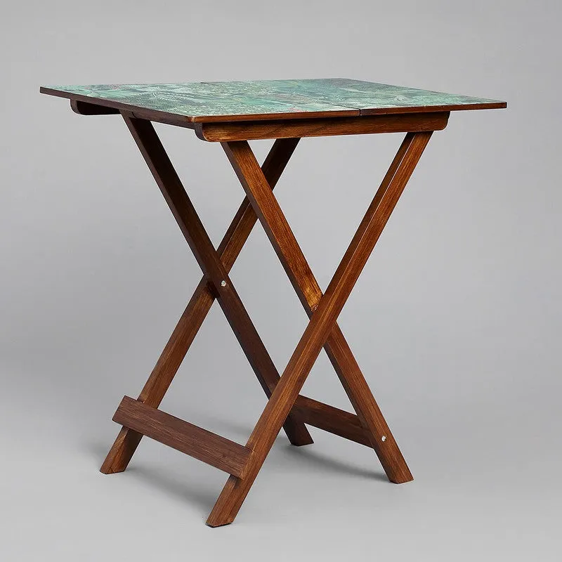 India Circus Wood Grace Folding Side Table media 4
