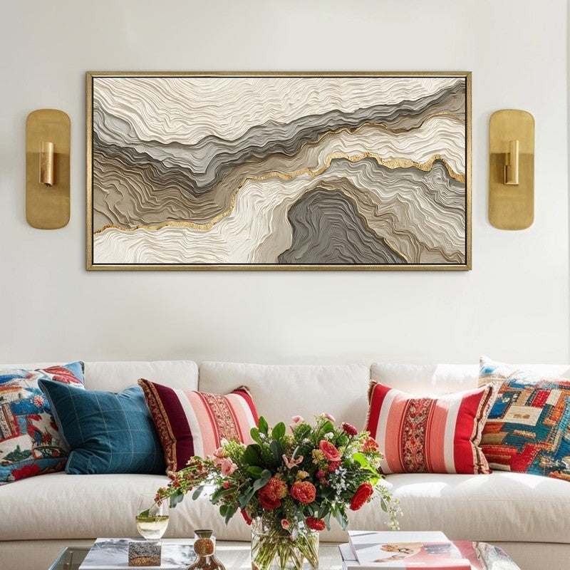 Azure Rhythm Canvas Wall Art