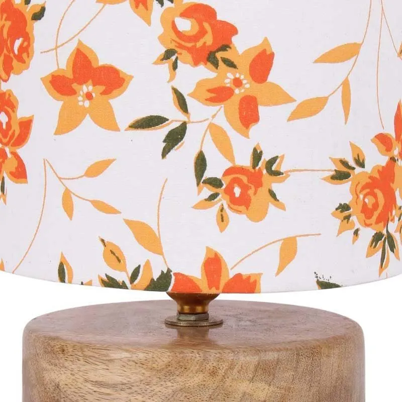 Orange Kisses Fabric Table Lamp - Multicolor media 6
