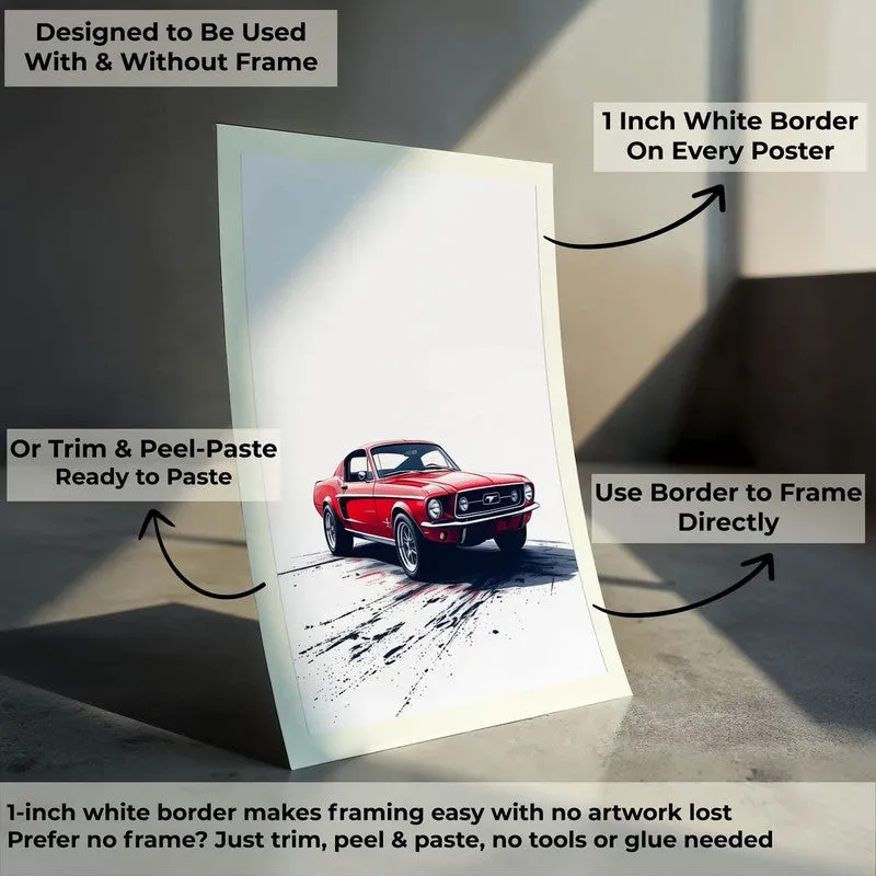 Red Race Wall Poster media 8