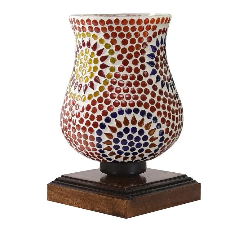 Stellara Mosaic Glass Table Lamp - Multicolor media 5