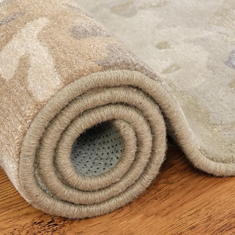Sobek Hand Tufted Abstract Wool & Nylon Carpet - Grey & Green media 6