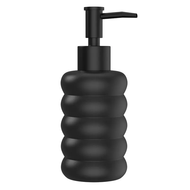 Rioware SoftStone Soap Dispenser (300 ML) -Black media 3