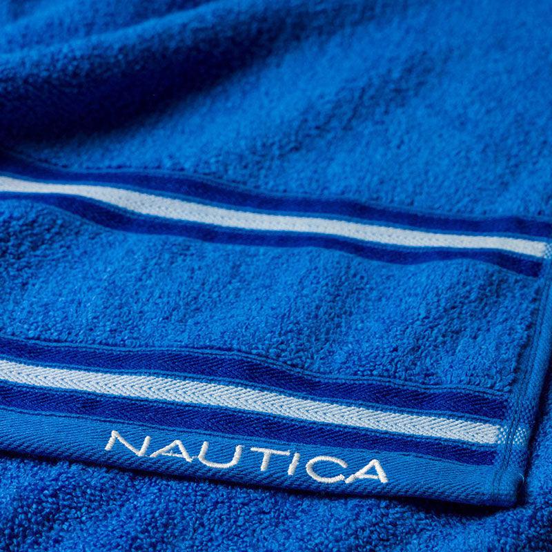 Nautica Dove Down Cotton Towel Set (Yellow & Royal Blue) - Set Of Two media 7