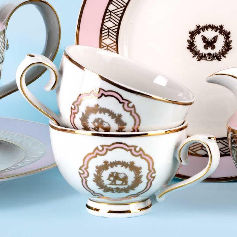 Rosette Tea Set With Snacks - 22 Piece Set media 4